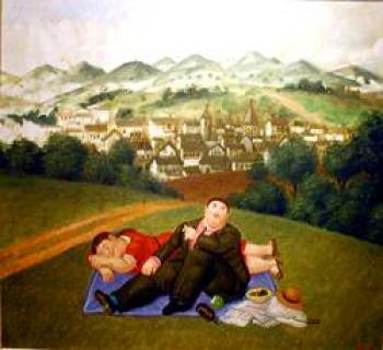 費爾南多 博特羅 Fernando Botero painting